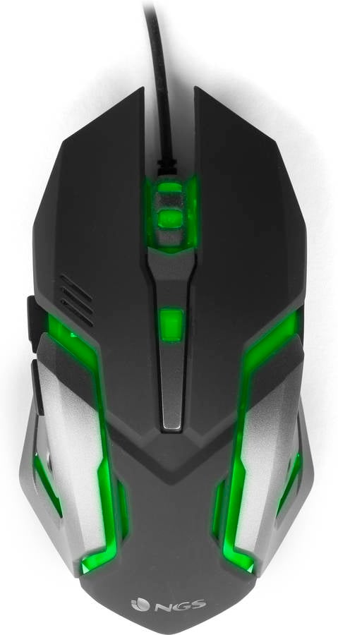 Ratón Gaming NGS GMX-100 (2400 dpi - Negro)