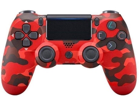 Mando para PS4 ACENTRY 20210834 Camuflaje Rojo (Inalámbrico)