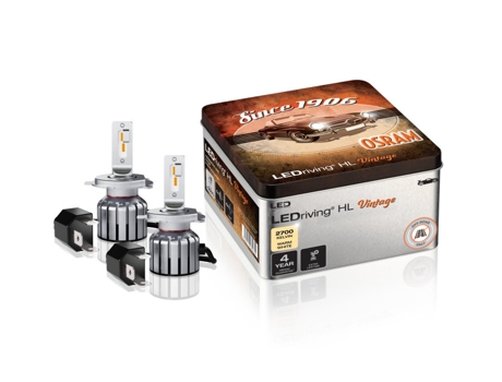 Kit Ledriving Hl Vintage H4/H19/R2 2700K OSRAM