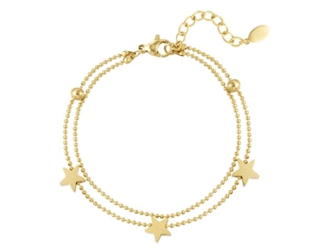 Pulsera de MONBIJOUX BY OPHÉLIA de Ophélia Stars Golden 2 en 1