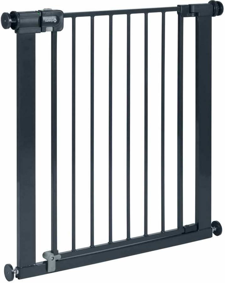 Safety 1st Puerta de seguridad Easy Close 73 cm metal negro 2475057000