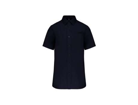 Camisa KARIBAN Hombre (L - Azul)