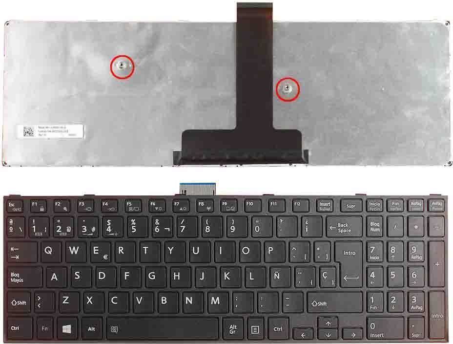 Teclado para Portátil Toshiba Satellite Pro R50-C Tecra A50-C Z50-C A50-C1510 A50-C1520