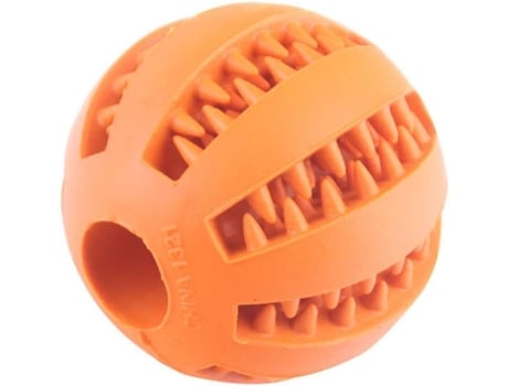 Pelota de juguete interactiva para perros y gatos para limpieza de dientes, pelota de goma para masticar, pelota de entrenamiento IQ, juguetes de r...