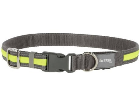 Collar Luminosa Light & Reflex para Perros KERBL (Amarillo - Talla: 35 - 50 Cm/20 Mm)