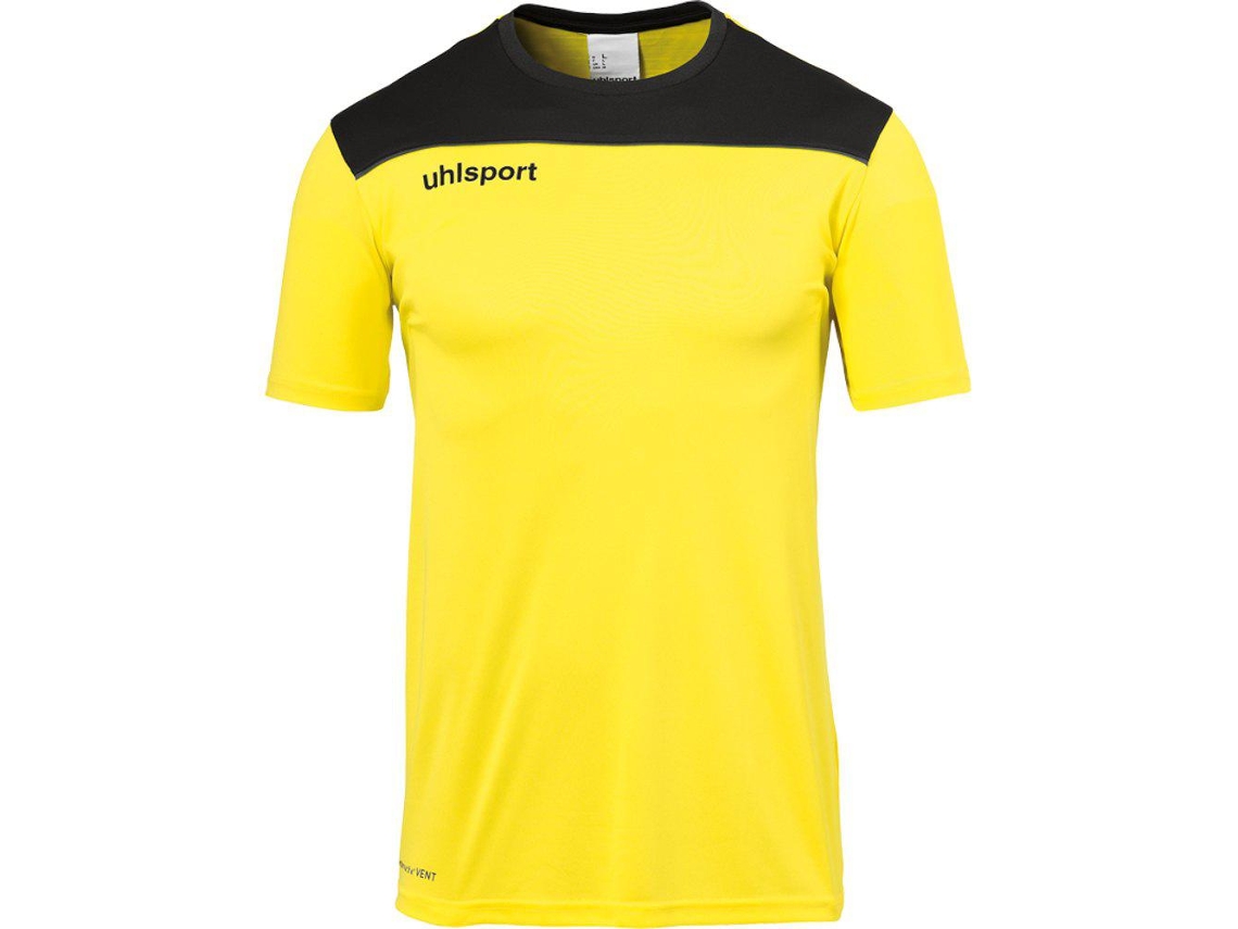 Camiseta para Hombre UHLSPORT Offense 23 Poly Amarillo para Fútbol (XXL)