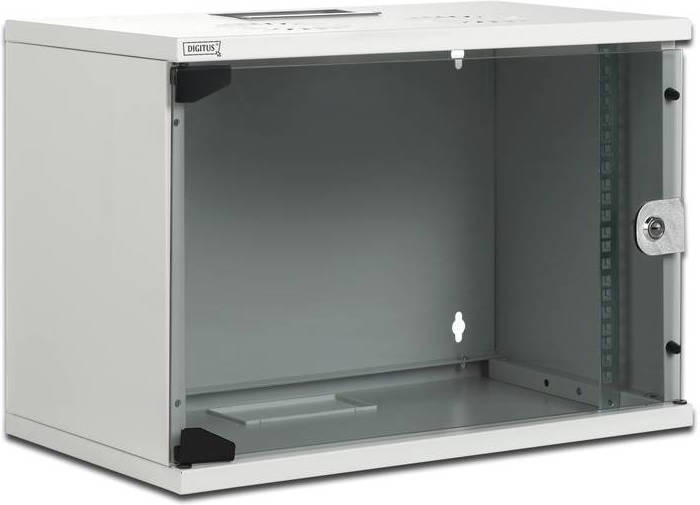 Caja Mural Digitus 9u 460x540x400 pta. cristal gris 9he soho wandgehäuse grau rack dn19 09us1 estante armario pared sin 19 460x540x400mm gabinete profesionales montaje en la