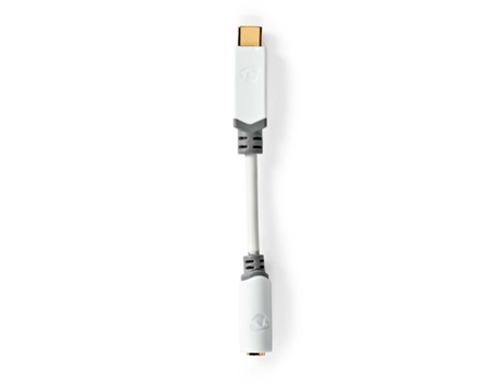 Adaptador Usb-C Redondo Chapado NEDIS PVC Blanco