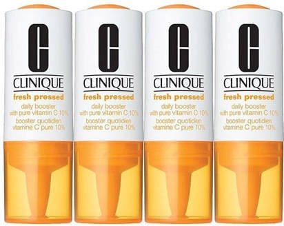 Daily Booster CLINIQUE Fresh Pressed Daily Vitamina C (4 Unidades)