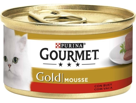 Pienso PURINA Gourmet Gold Mousse con Vaca