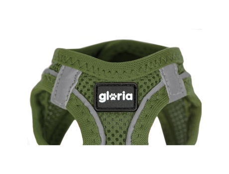 Arnés para Perro GLORIA 41,4-43 cm Verde S 29,4-32,6 cm