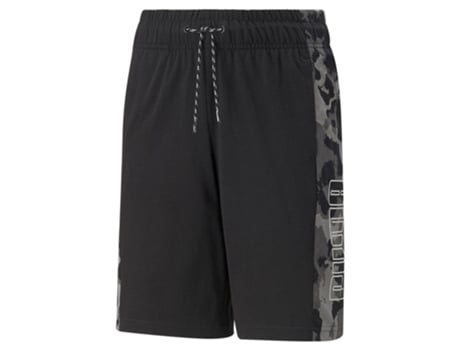 Pantalones Cortos para Niño PUMA Alpha Jersey Negro (6 años)