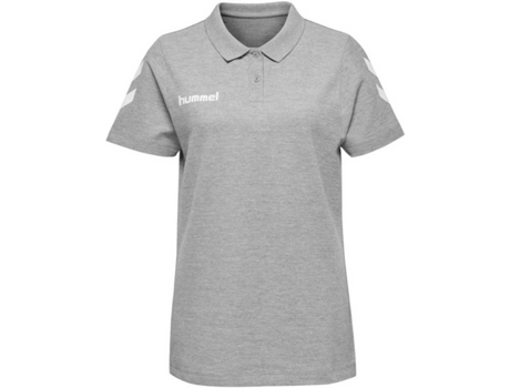 Polo de Mujer para Fútbol HUMMEL Go Algodón Gris (2XL)