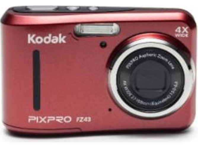 Kodak Fz43rd Compact camera 1615 12.3 ccd 4608 x 3456 pixeles rojo pixpro fz43 de fotos 16.44 4 16.15 80 1600 4x 16