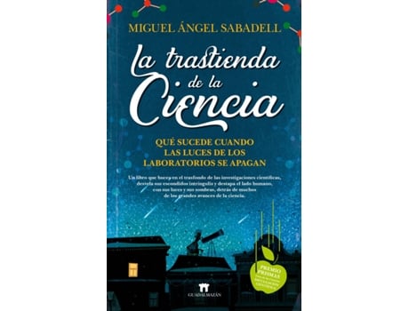 Libro Trastienda De ciencia miguel sabadell español sucede cuando las luces los laboratorios se apagan tapa blanda