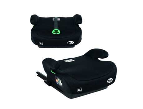 Innovaciones - Booster Elevador Isize - Silla de Coche Grupo 3 120-150 cm Silla de Coche con Isofix Negro MS