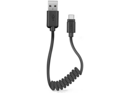 Cabo SBS Spiral (USB - USB-C - 0.5m - Negro)