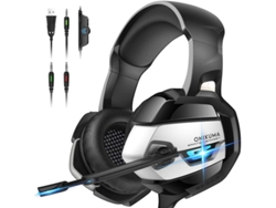 Auriculares Gaming Ps5 Ps4 Xbox One Pc 7.1 Sonido Envolvente Aislamiento De Graves Cancelación De Ruido Micrófono Estéreo BISBISOUS