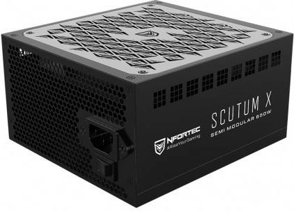 Nfortec Scutum X 750w 80 plus bronze modular semimod fuente de alimentación para 80+ 750