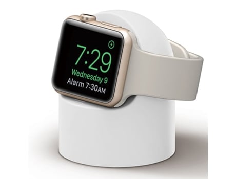 Estación de Carga SLOWMOOSE Apple Watch Soporte Cargador (Blanco)