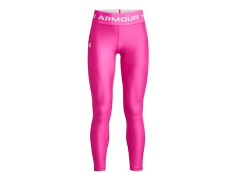 Leggings de Niña para Fitness UNDER ARMOUR Heatgear Rosa (14/16 años)