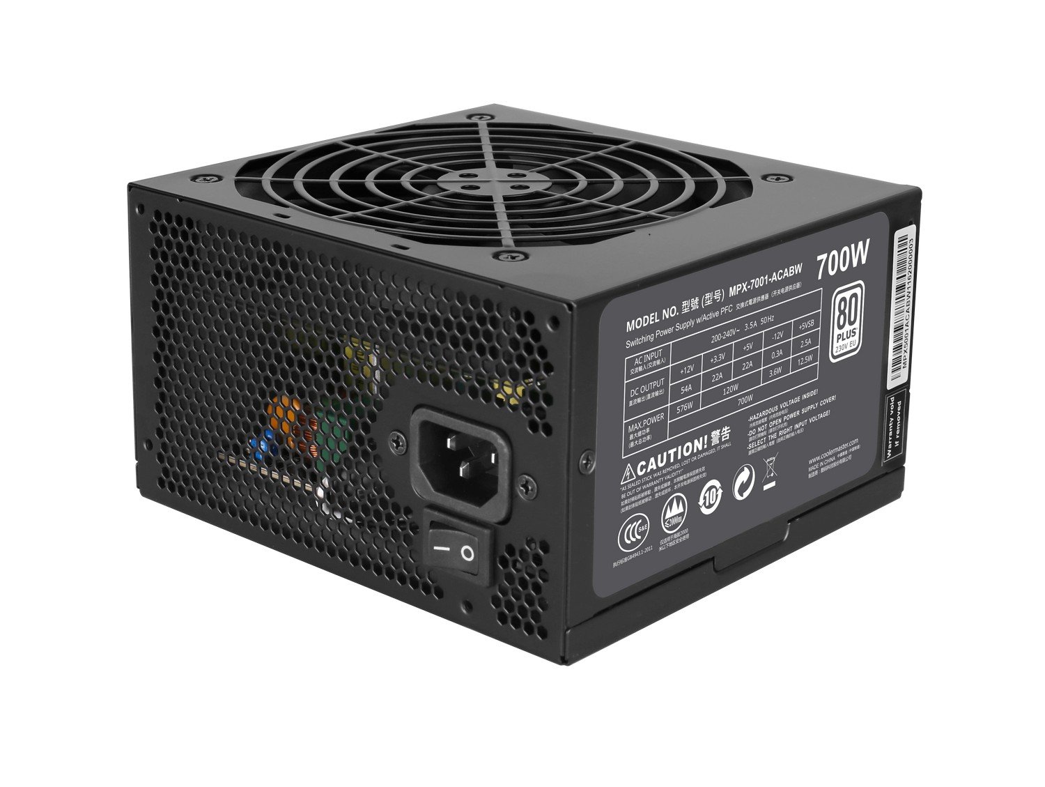 Fuente de Alimentación COOLER MASTER MasterWatt Lite 700