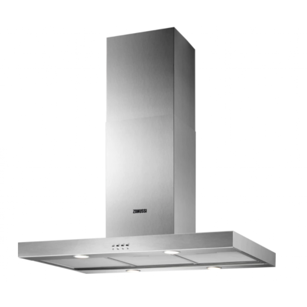 Campana de Isla ZANUSSI ZHS92450XA (400 m3/h - 89.8 cm - Inox)