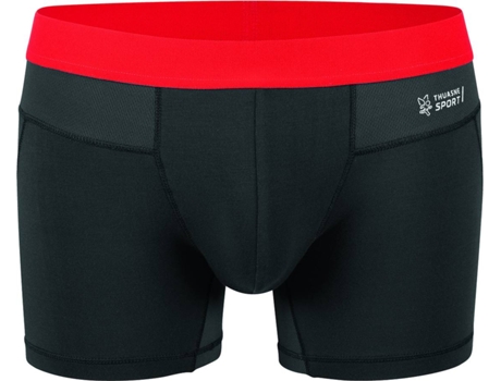 Boxers THUASNE Tech Confort Algodón Hombre (L - Negro, Naranja)