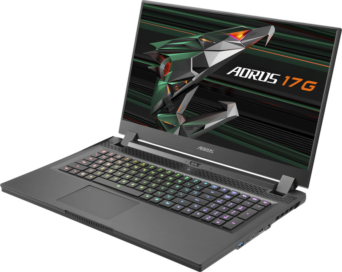 Portátil Gaming GIGABYTE Aorus 17G XD-73ES345SH (Intel Core i7-11800H - NVIDIA GeForce RTX 3070 - RAM: 32 GB - 512 GB SSD - 17.3'')