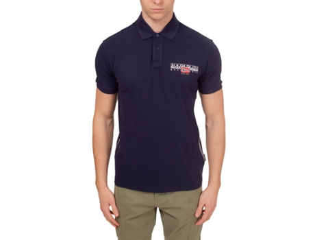 Polo de Hombre NAPAPIJRI Algodón Azul (2XL)