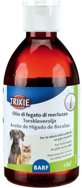 Complemento Alimenticio Para perros y gatos trixie aceite de bacalao 250ml sabor