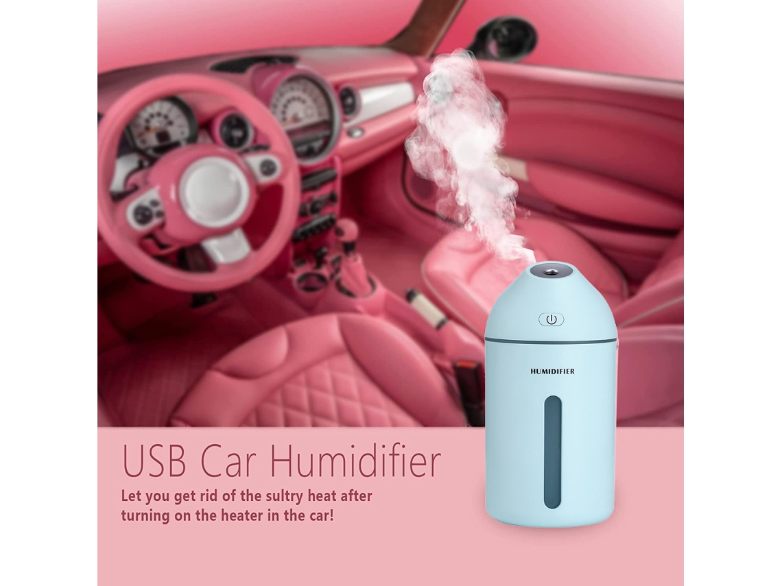 ELKUAIE Humidificador pequeño mini humidificadores de aire personales  portátiles humidificador USB ultra silencioso para el invierno