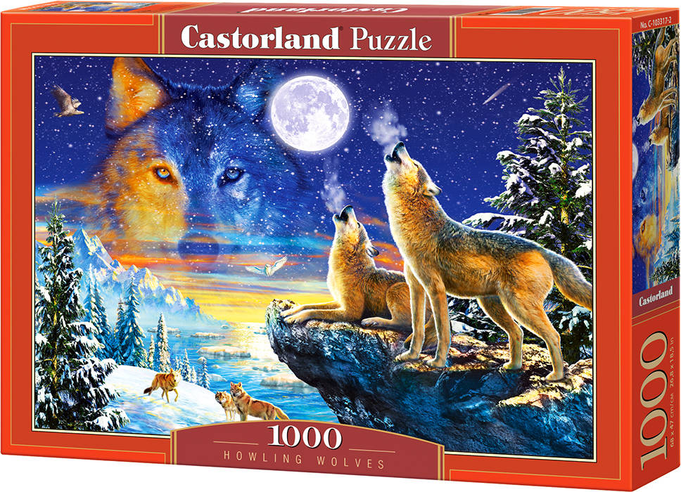 Puzzle CASTORLAND Howling Wolves (1000 Piezas)