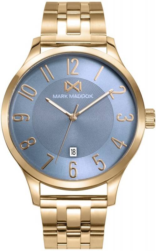 Reloj MARK MADDOX Hombre (Acero - Dorado)