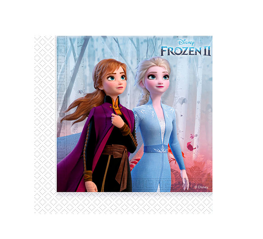 Servilletas LIRAGRAM ESPAÑA Set de 20 de papel 2 Frozen 33X33 cm