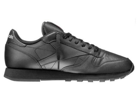 Zapatillas REEBOK Classic Leather Hombre (34.5 - Gris y Negro)