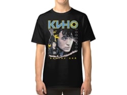 Camiseta ROCKINSTONE Kino Viktor Tsoi Algodón para Hombre (M)