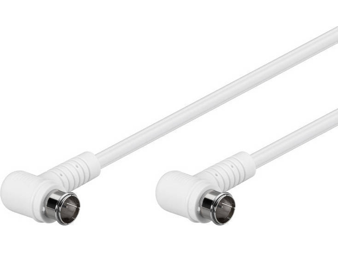 Cable de Antena GOOBAY (Coaxial - 2.5 m - Blanco)