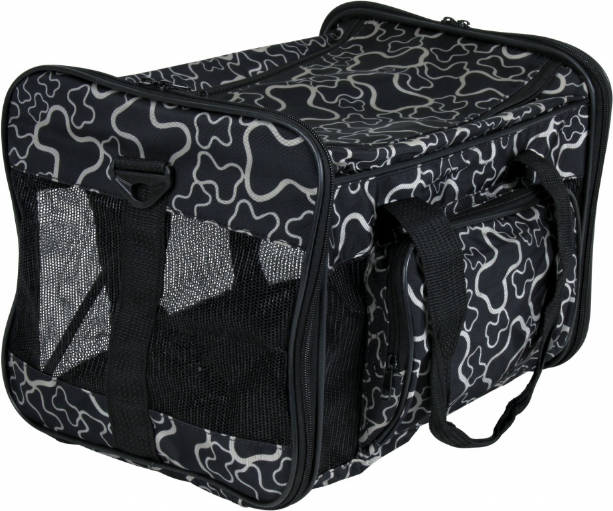 Transportín para Perros TRIXIE Ajustable (Negro - 42x27x26cm - Poliéster - Hasta: 7 Kg - S - Porte Pequeño)