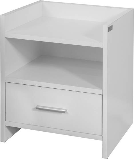 Mesita de Noche SOBUY FBT66-W (Blanco - 38x35x35cm)