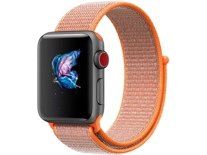 Correa Apple Watch 38, 40 mm WJS Nylon Naranja