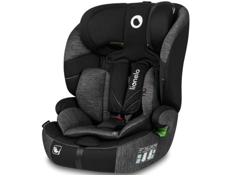 Silla de Coche I-Size LIONELO Levi One Negro Gris