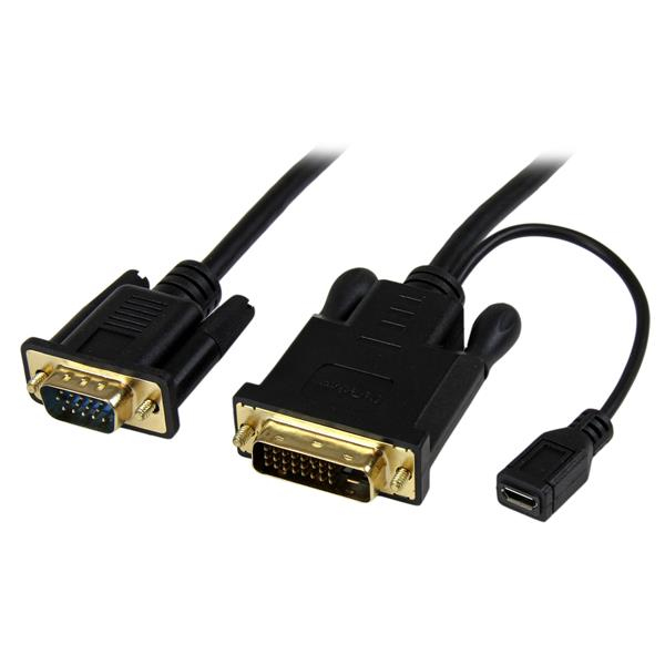 Cable Adaptador de Vídeo STARTECH DVI2VGAMM10 3m VGADVI-D + USB