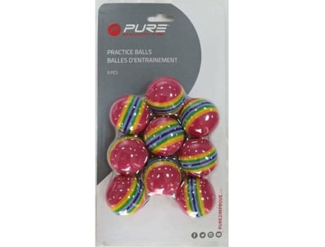 Pelotas PURE2IMPROVE Rojo, Amarillo, Azul (9 Un)