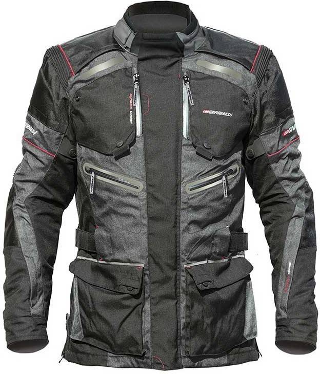 Abrigo para Hombre GARIBALDI Tourland Gris para Motociclismo (S)