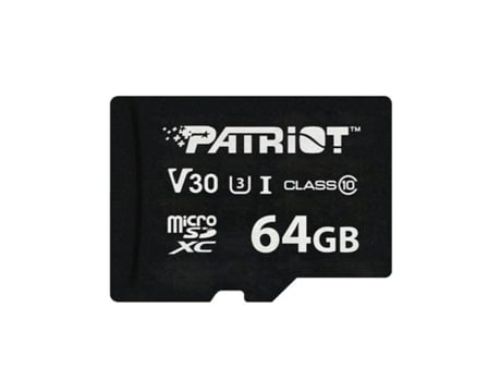 Tarjeta Micro SD PATRIOT MEMORY PSF64GVX31MCX (64 GB)