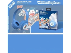 HONGDE Auriculares Bluetooth 5.0 Doraemon Auriculares Inalámbricos Universales