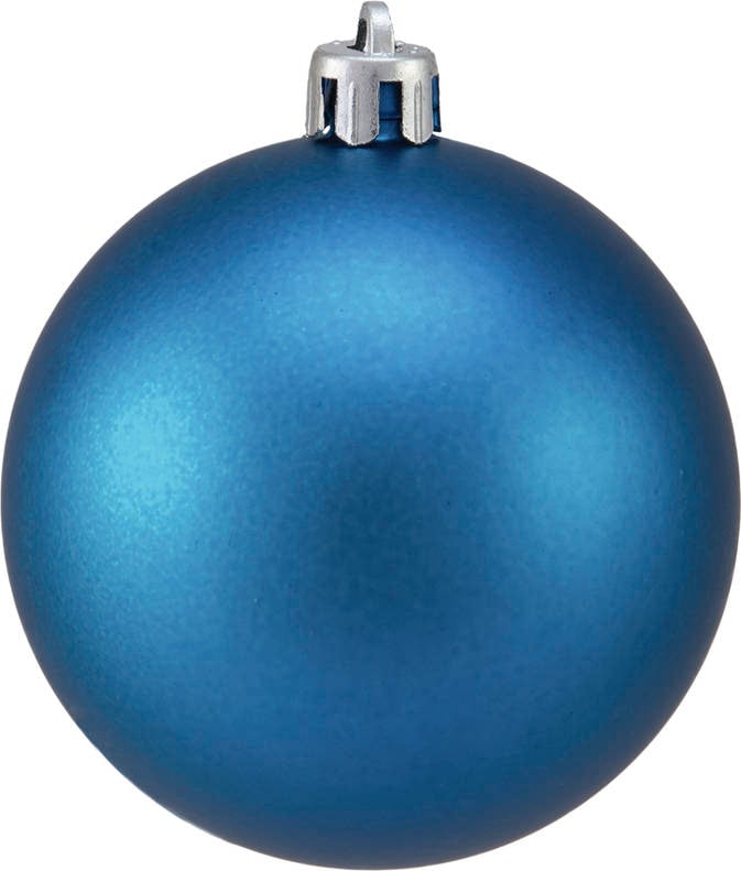 Bola de Navidad EUROPALMS Matt (Azul - 7 cm)