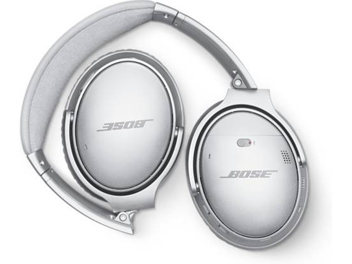 Auriculares Bluetooth BOSE Qc35 Ii (Over Ear - Micrófono - Noise Cancelling - Plateado)