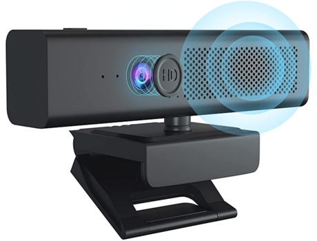 Webcam KKVOGMLE Altavoz HD Micrófono con reducción de ruido 3 en 1